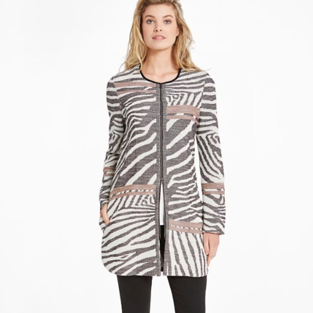 Nic & Zoe Women's WILD CHILD Full Zip Jacket - XS
